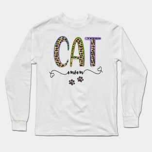 Cat Mom Long Sleeve T-Shirt